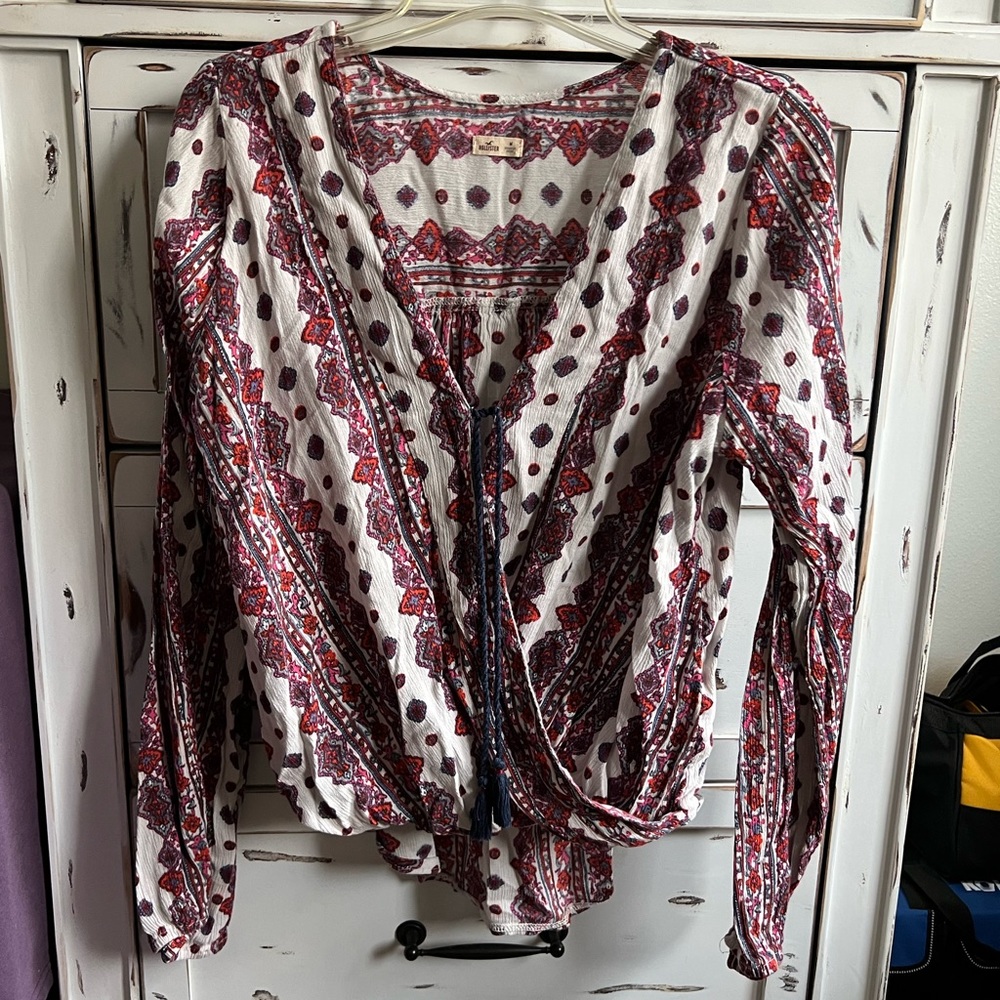 Hollister Patterned Blouse